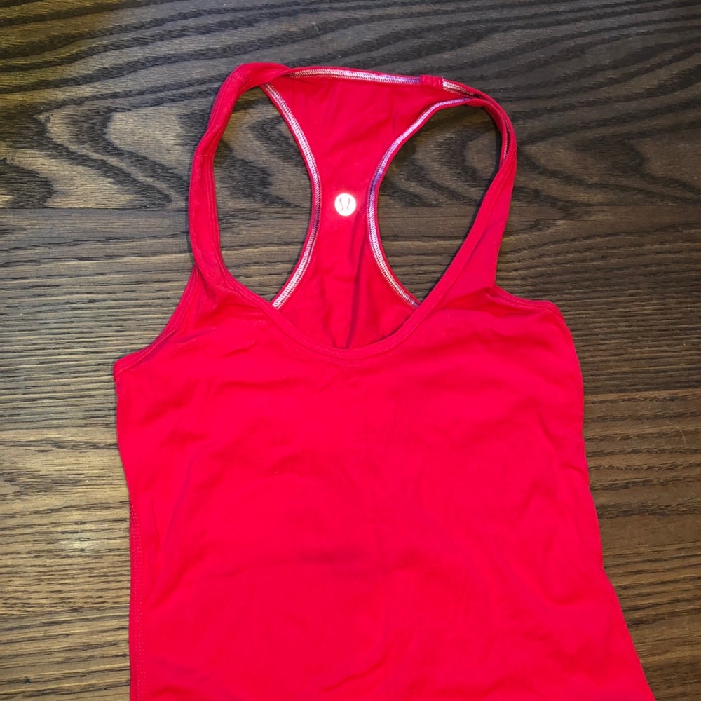 Red Lululemon tank